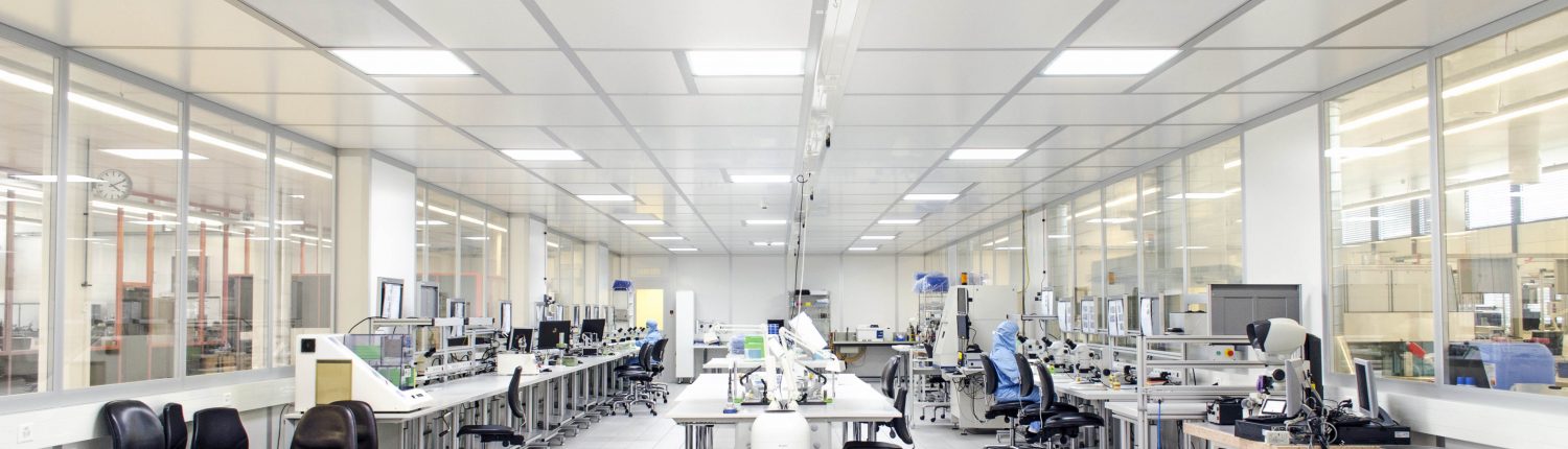Reinraum LED Beleuchtung Reinraum Beleuchtung LED Qualifizierung Messtechnik