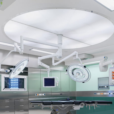 SLV-Enterprise gruen TAV Turbulenzarme Verdrängungsströmung Operationssaal Reinraum