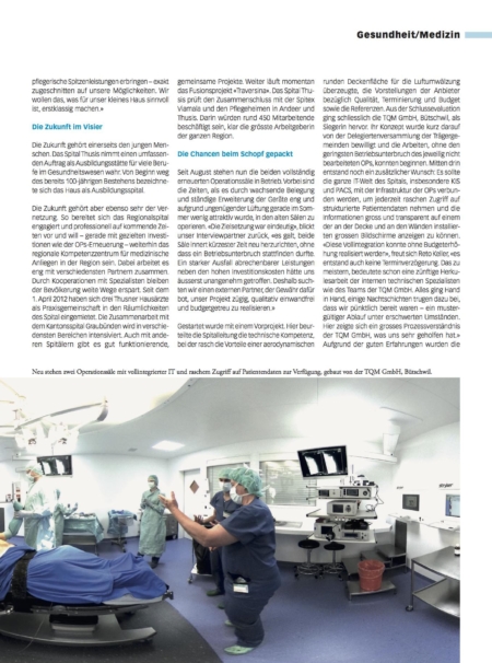 Spital Thusis Jun 17_TQM 2 Spital Thusis TQM GmbH Jun 17 Seite 2