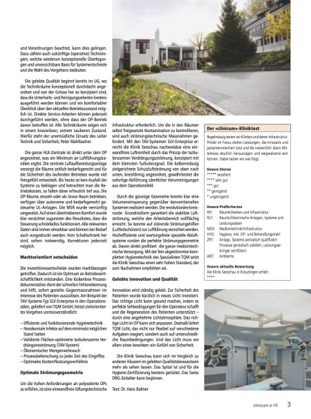 TQM Klinik Seeschau 2010 p3 TQM hohe Qualitätsstandards