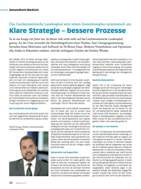 TQM Lichtensteinisches Landesspital Aug 15 p1 TQM Klare Strategie