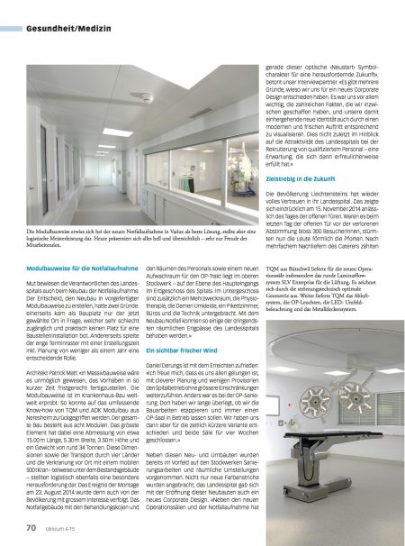 TQM Lichtensteinisches Landesspital Aug 15 p3 TQM Klare Strategie