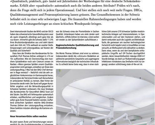 TQM Spital Lachen 2009 p1 TQM Jedes Jahr sparen